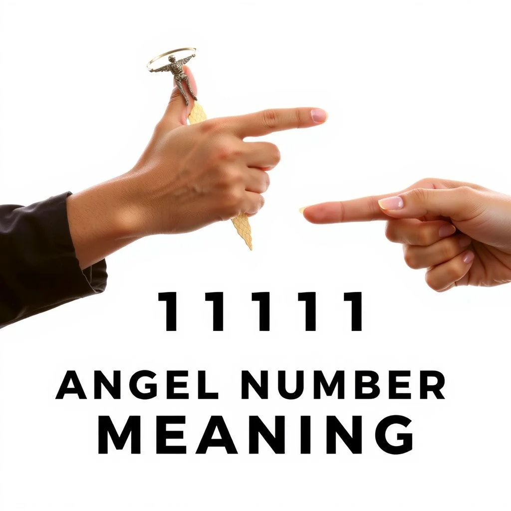 11111 angel number meaning illustration
