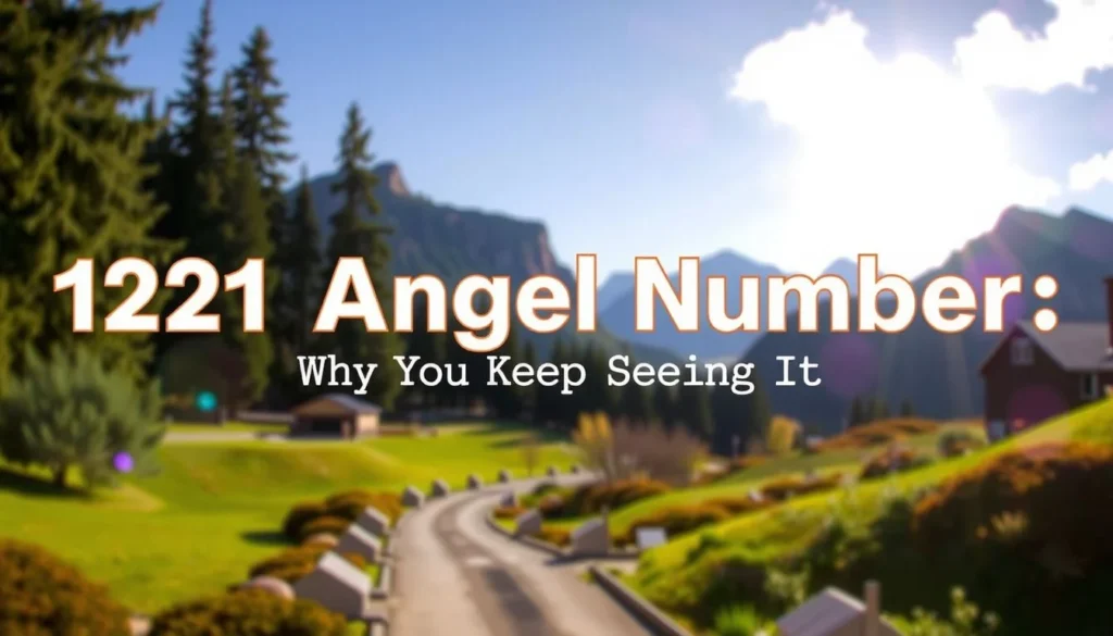 1221 angel number — 1221 Angel Number Meaning: Why You Keep Seeing It