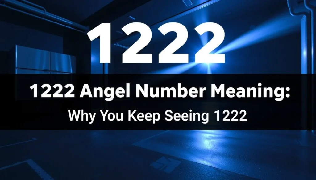 1222 angel number meaning — 1222 Angel Number Meaning: Why You Keep Seeing 1222