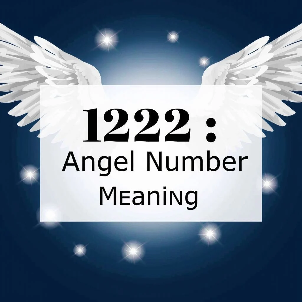 1222 angel number meaning illustration