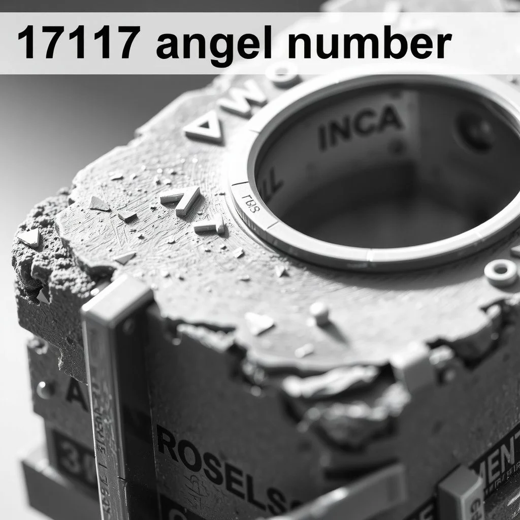 1717 angel number meaning illustration