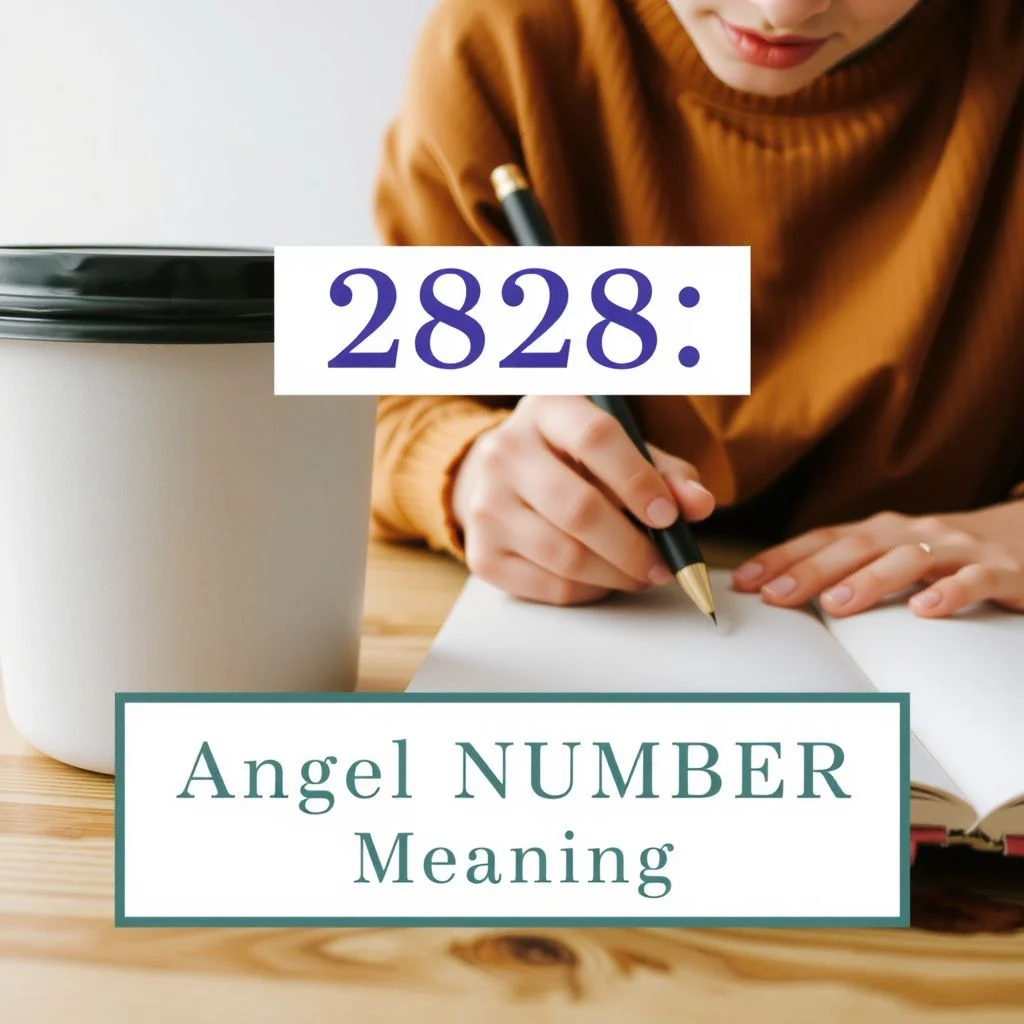 2828 angel number meaning illustration