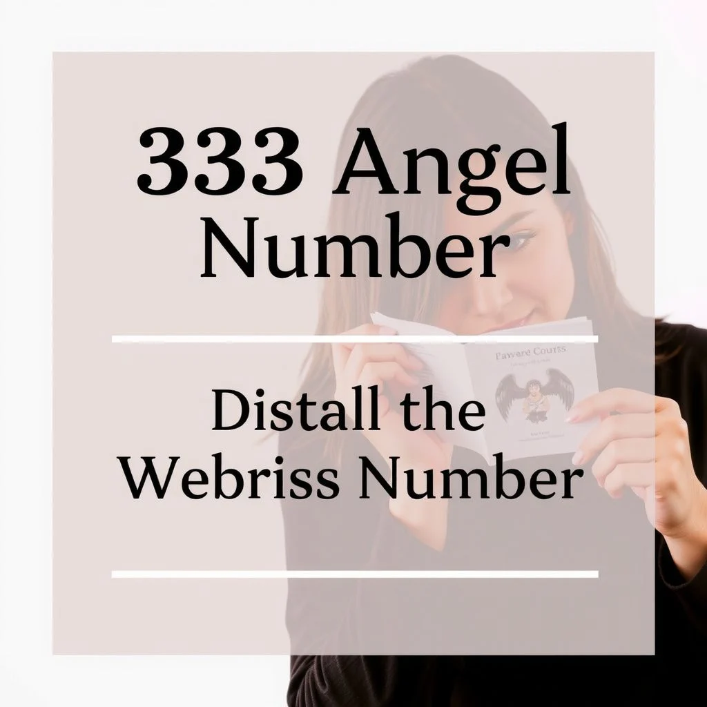 333 angel number meaning illustration