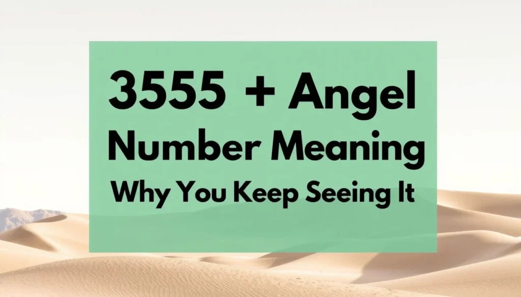 3535 angel number meaning — 3535 Angel Number Meaning: Why You Keep Seeing It