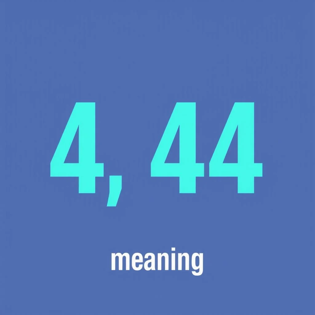 444 meaning illustration