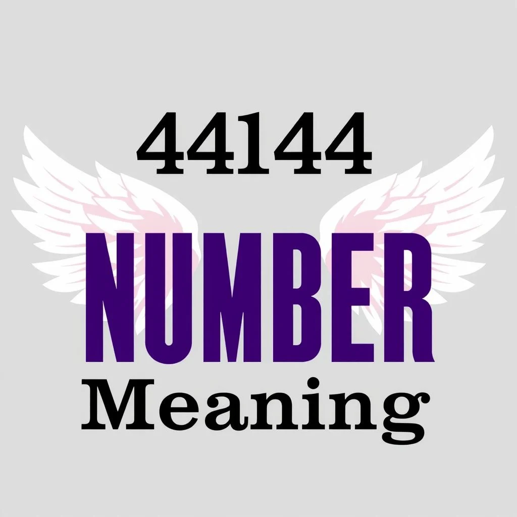 4444 angel number meaning illustration