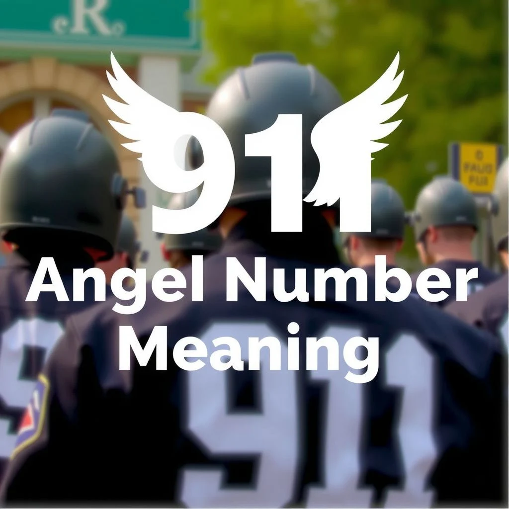 911 angel number meaning illustration
