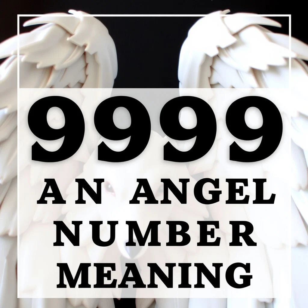 999 angel number meaning illustration