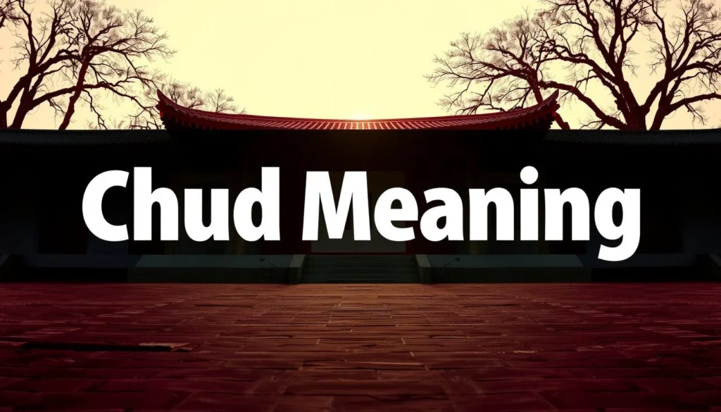 chud meaning — Chud Meaning: Where the Word Comes From and How to Use It