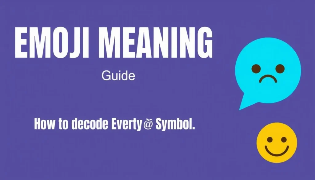 emoji meaning — Emoji Meaning Guide: How to Decode Every Symbol You Send