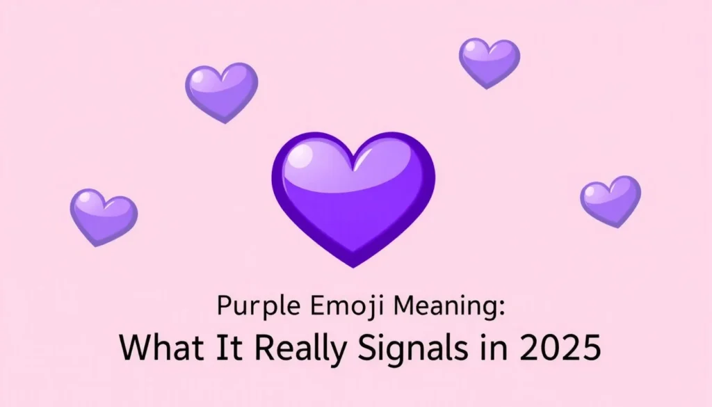 purple heart emoji meaning — Purple Heart Emoji Meaning: What It Really Signals in 2025
