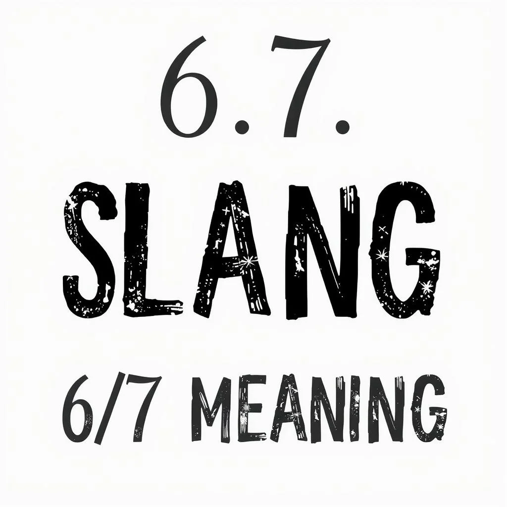 slang meaning 6 7 meme illustration