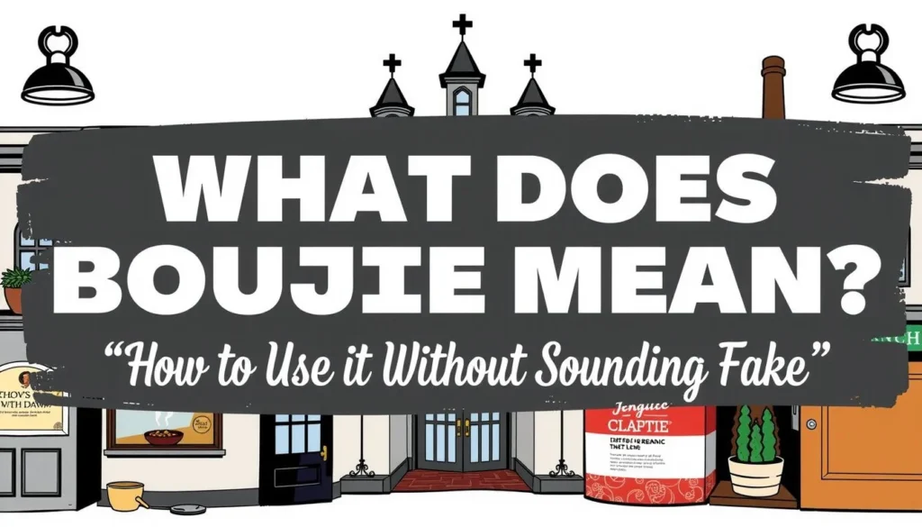boujie — What Does Boujie Mean? How to Use It Without Sounding Fake