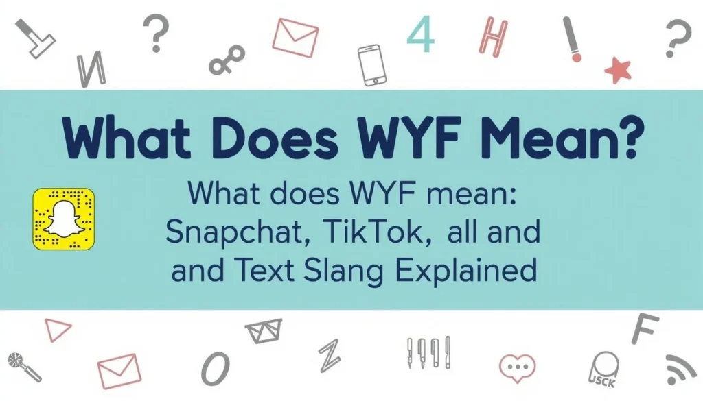 what does wyf mean — What Does WYF Mean? Snapchat, TikTok, and Text Slang Explained