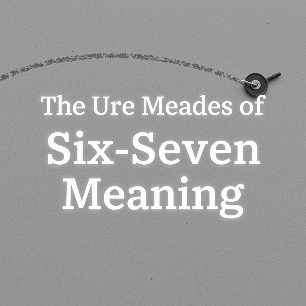 six seven meaning illustration